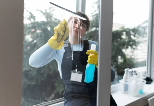 Nettoyage de vitres intérieures et extérieures à Plaine-Haute